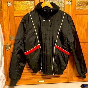 Maxim Wear Yamaha Snowmobile jacket black Red Accents MT